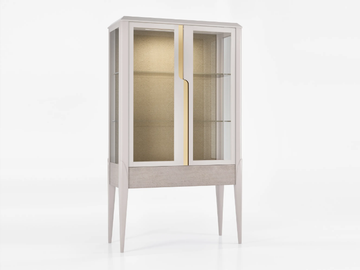CLIZIA - Solid wood display cabinet with integrated lighting by Guerra Vanni - view 2